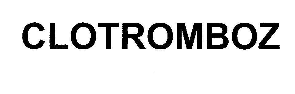 Mẫu nhãn hiệu CLOTROMBOZ