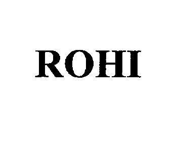 Mẫu nhãn hiệu ROHI