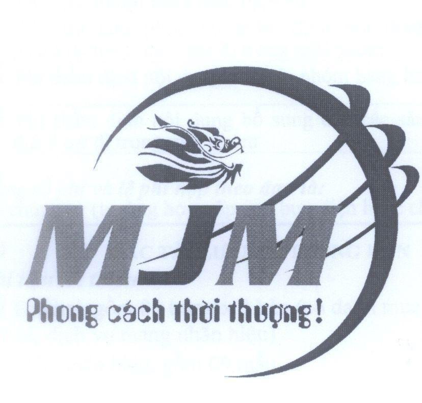 Mẫu nhãn hiệu MJM Phong cách thời thượng