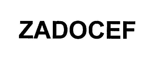 Mẫu nhãn hiệu ZADOCEF