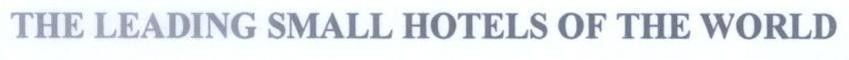Mẫu nhãn hiệu THE LEADING SMALL HOTELS OF THE WORLD