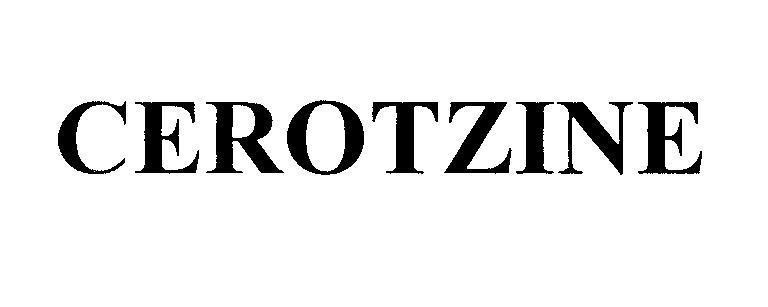 Mẫu nhãn hiệu CEROTZINE