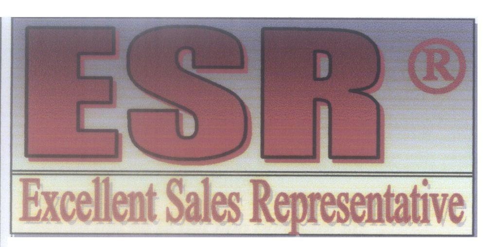 Mẫu nhãn hiệu ESR Excellent Sales Representative