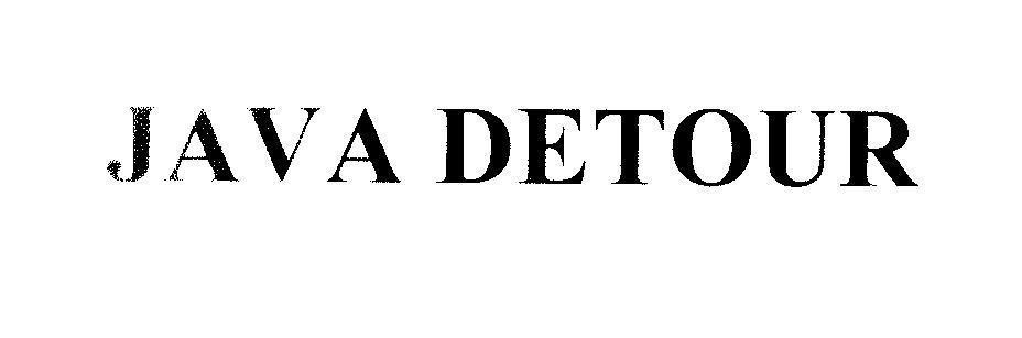 Mẫu nhãn hiệu JAVA DETOUR