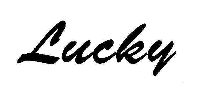 Mẫu nhãn hiệu Lucky
