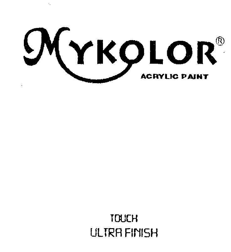 Mẫu nhãn hiệu MYKOLOR ACRYLIC PAINT TOUCH ULTRA FINISH