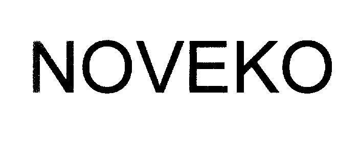 Mẫu nhãn hiệu NOVEKO