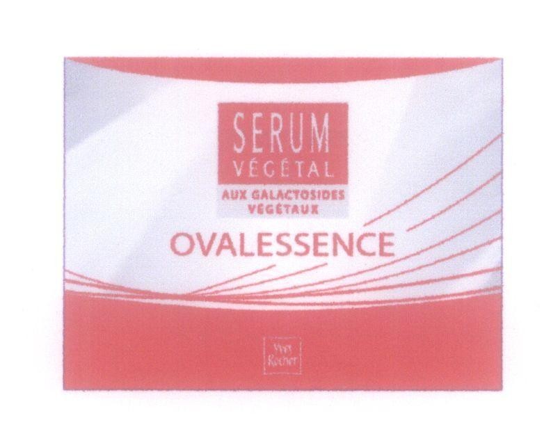 Mẫu nhãn hiệu SERUM VEGETAL AUX GALACTOSIDES VEGETAUX OVALESSENCE Yves Rocher