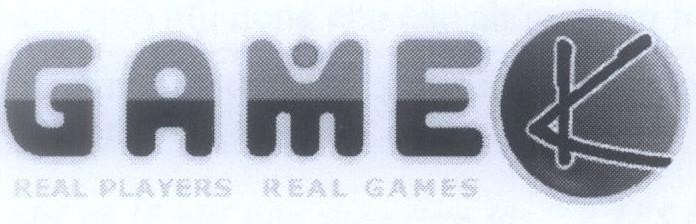 Mẫu nhãn hiệu GAME REAL PLAYERS REAL GAMES K