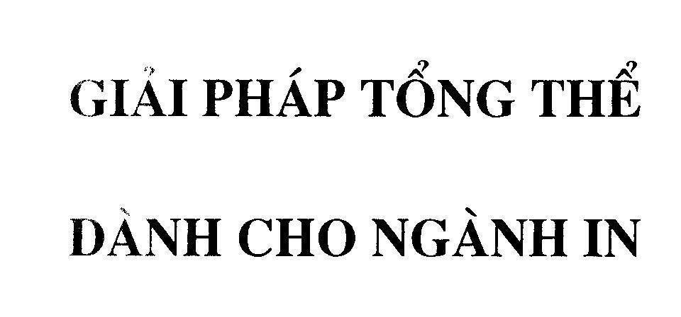 Mẫu nhãn hiệu Giải Pháp Tổng Thể Dành Cho Ngành In