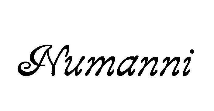 Mẫu nhãn hiệu Numanni