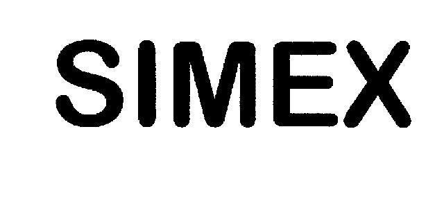 Mẫu nhãn hiệu SIMEX