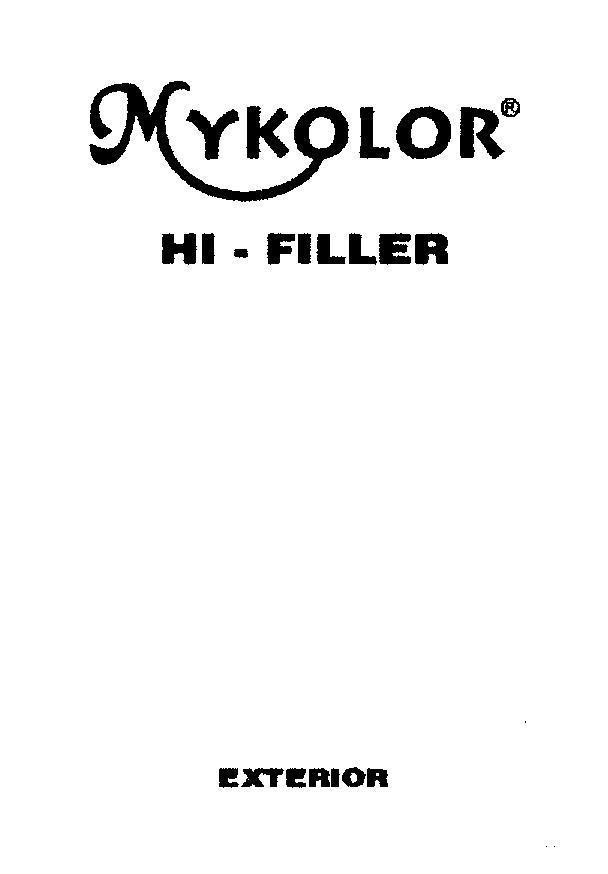 Mẫu nhãn hiệu MYKOLOR HI - FILLER EXTERIOR