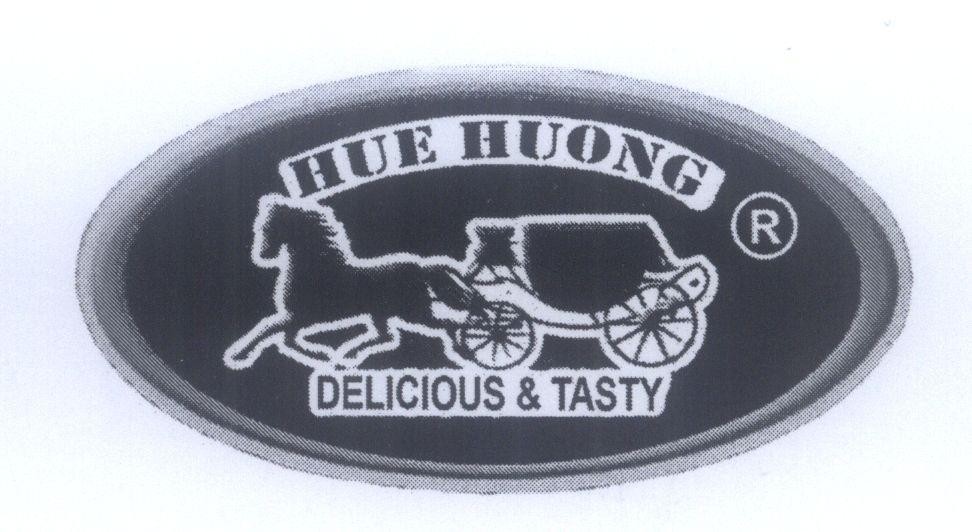 Mẫu nhãn hiệu HUE HUONG DELICIOUS & TASTY
