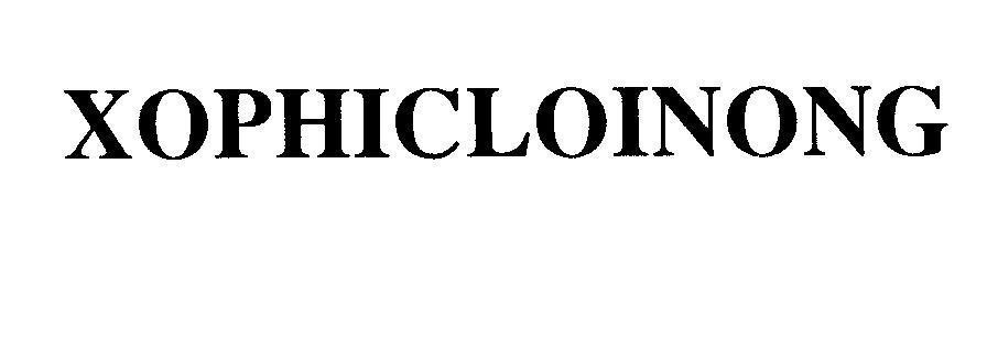 Mẫu nhãn hiệu XOPHICLOINONG