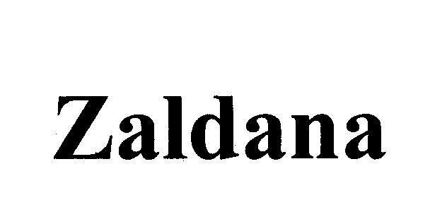 Mẫu nhãn hiệu Zaldana