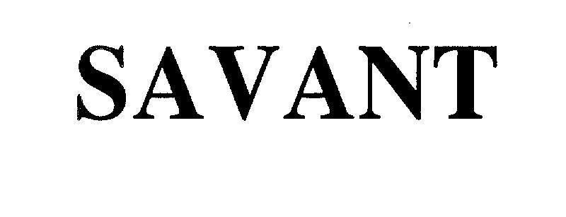 Mẫu nhãn hiệu SAVANT