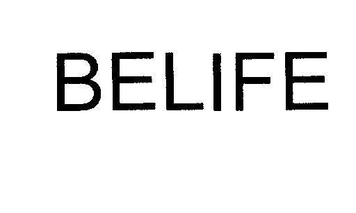Mẫu nhãn hiệu BELIFE