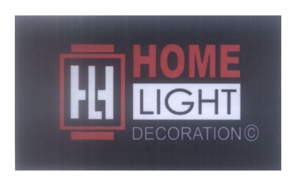 Mẫu nhãn hiệu HL HOME LIGHT DECORATION