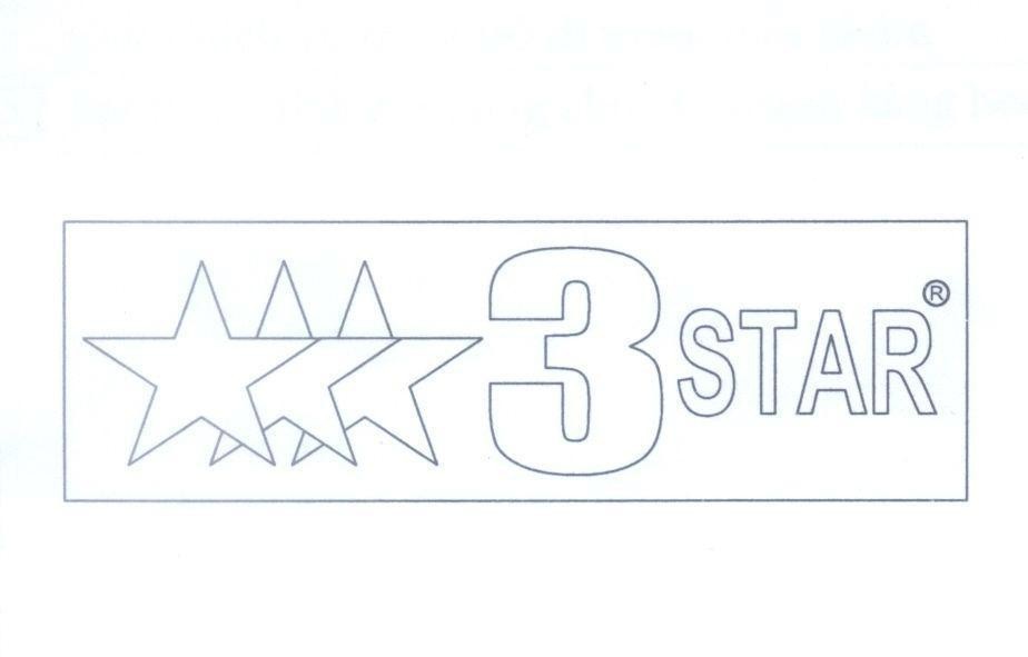Mẫu nhãn hiệu 3 STAR
