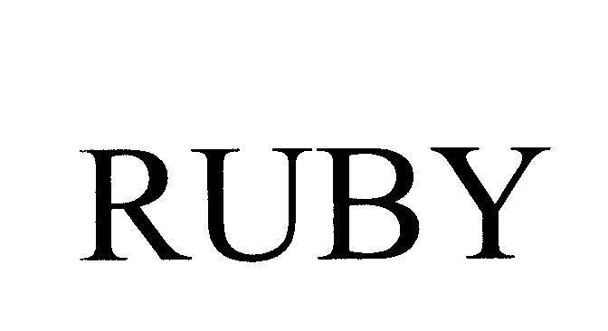 Mẫu nhãn hiệu RUBY