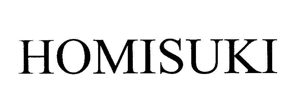 Mẫu nhãn hiệu HOMISUKI