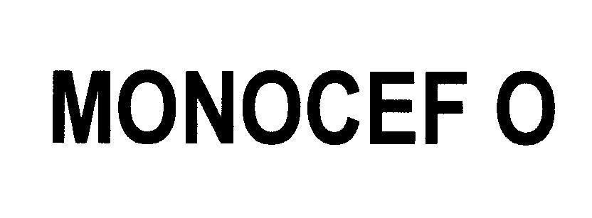 Mẫu nhãn hiệu MONOCEF O