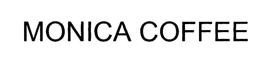Mẫu nhãn hiệu MONICA COFFEE