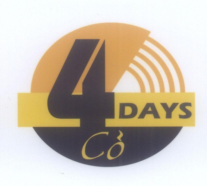 Mẫu nhãn hiệu 4 DAYS Cỏ