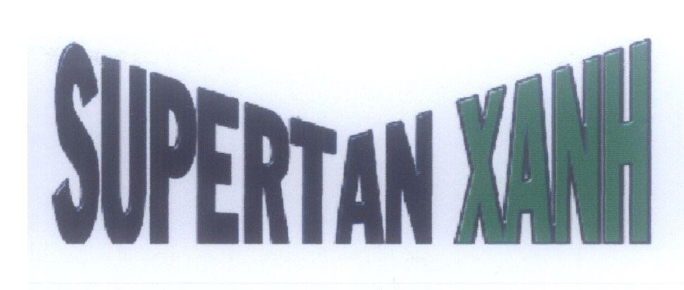 Mẫu nhãn hiệu SUPERTAN XANH