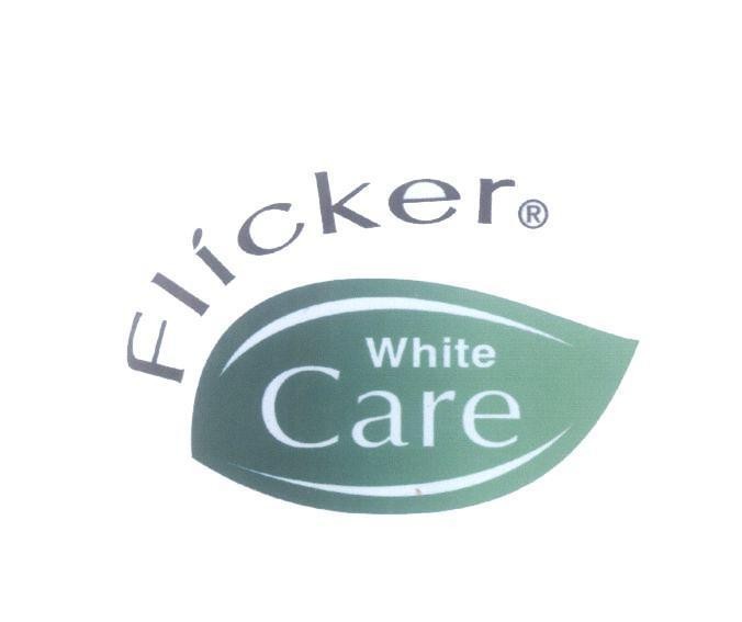 Mẫu nhãn hiệu Flicker White Care