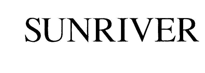 Mẫu nhãn hiệu SUNRIVER