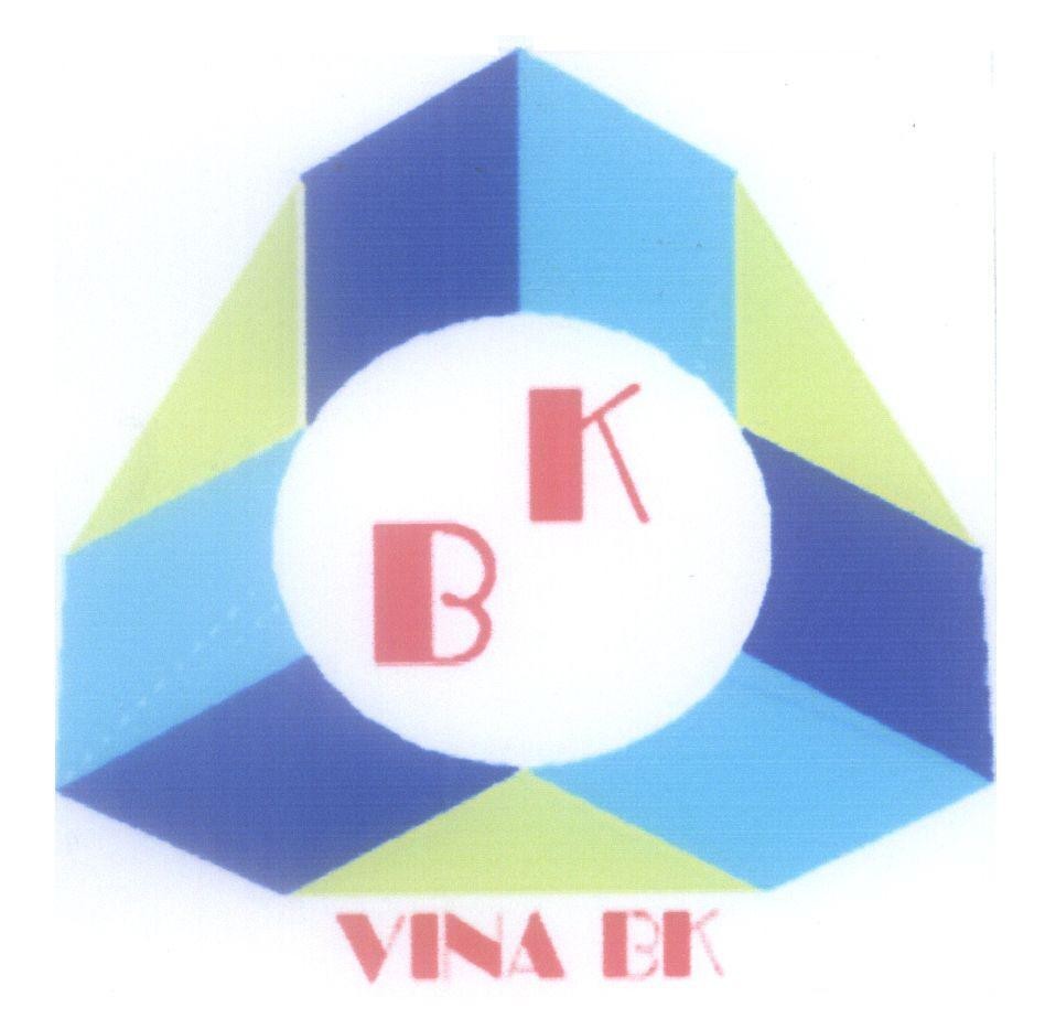 Mẫu nhãn hiệu B K VINA BK