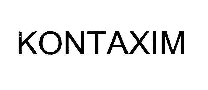 Mẫu nhãn hiệu KONTAXIM