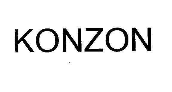 Mẫu nhãn hiệu KONZON