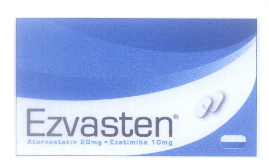 Mẫu nhãn hiệu Ezvasten Atorvastatin 20 mg Ezetimibe 10 mg