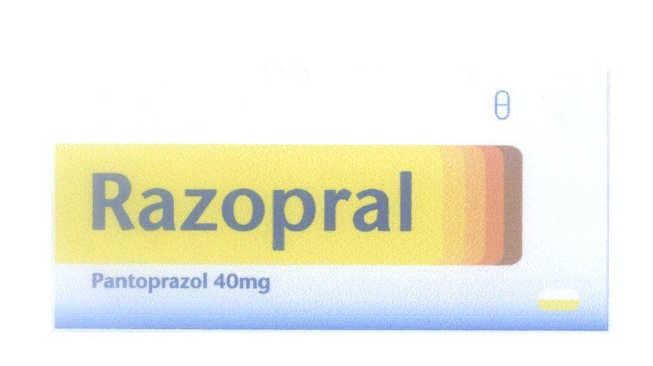 Mẫu nhãn hiệu Razopral Pantoprazol 40mg