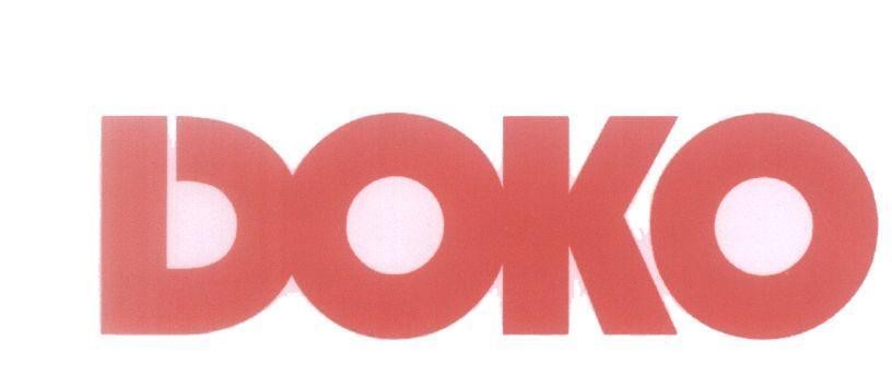 Mẫu nhãn hiệu DOKO