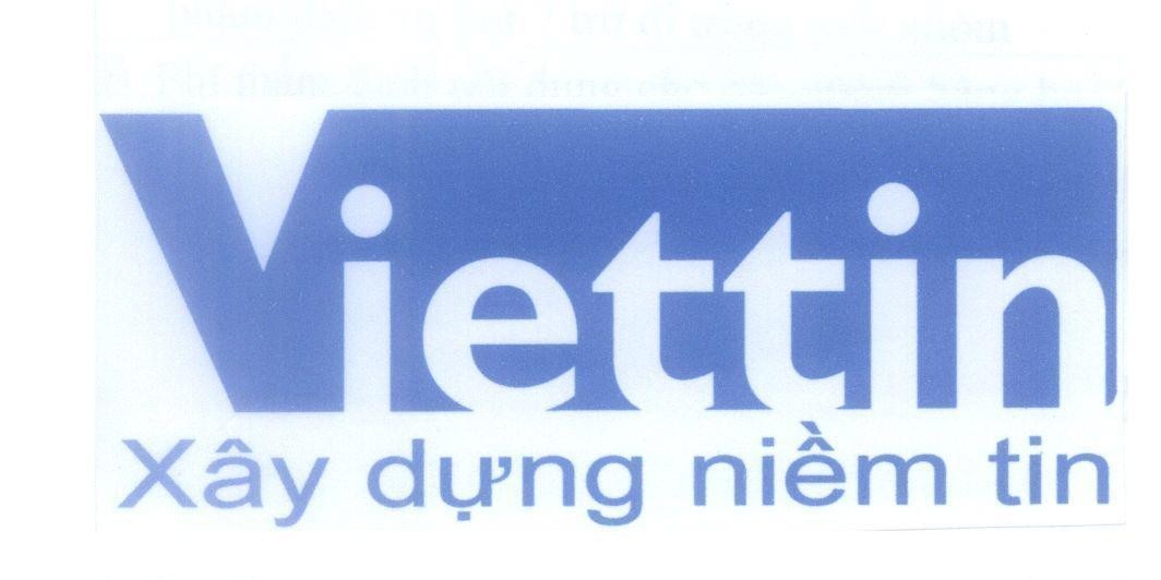 Mẫu nhãn hiệu Viettin Xây dựng niềm tin