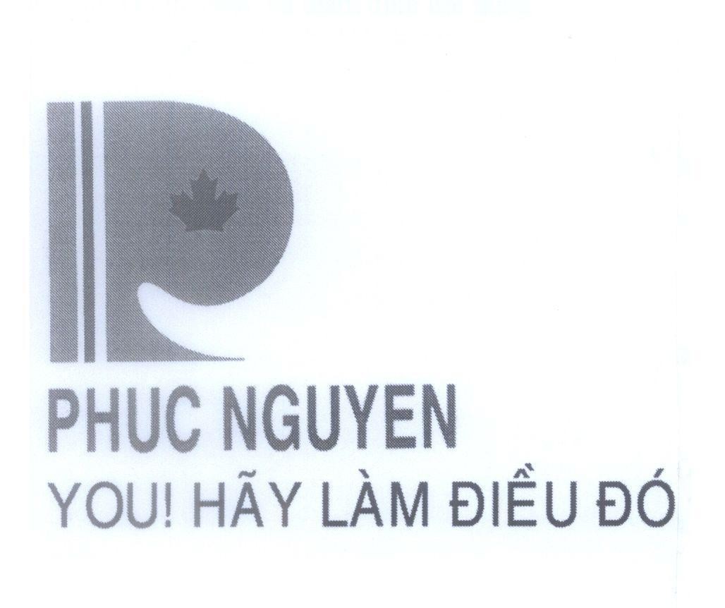 Mẫu nhãn hiệu P PHUC NGUYEN YOU! Hãy làm điều đó