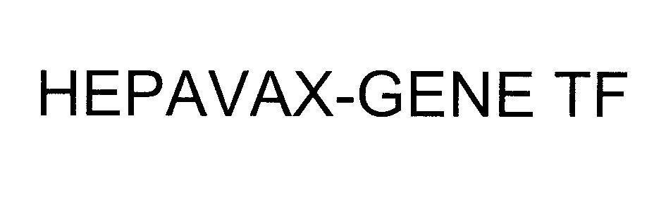 Mẫu nhãn hiệu HEPAVAX-GENE TF