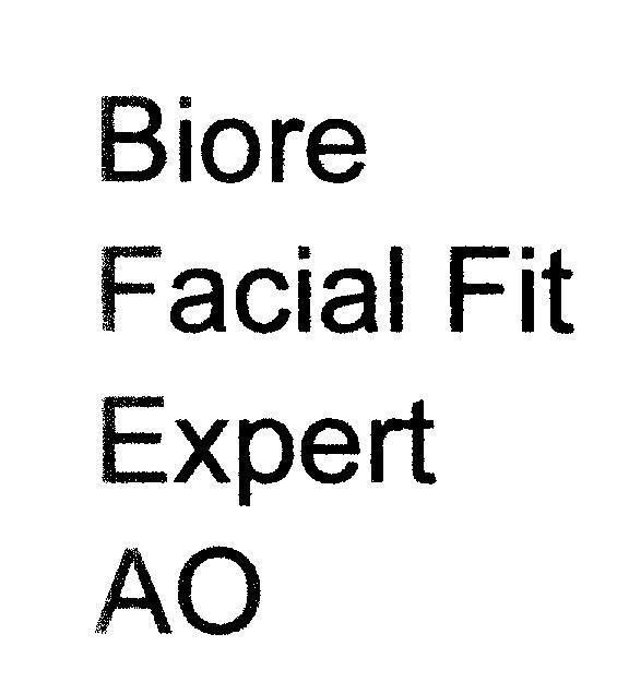 Mẫu nhãn hiệu Biore Facial Fit Expert AO