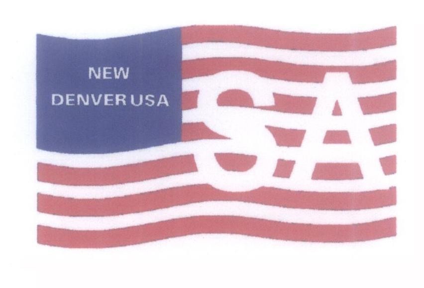 Mẫu nhãn hiệu SA NEW DENVER USA