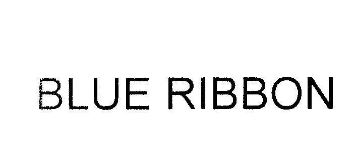 Mẫu nhãn hiệu BLUE RIBBON