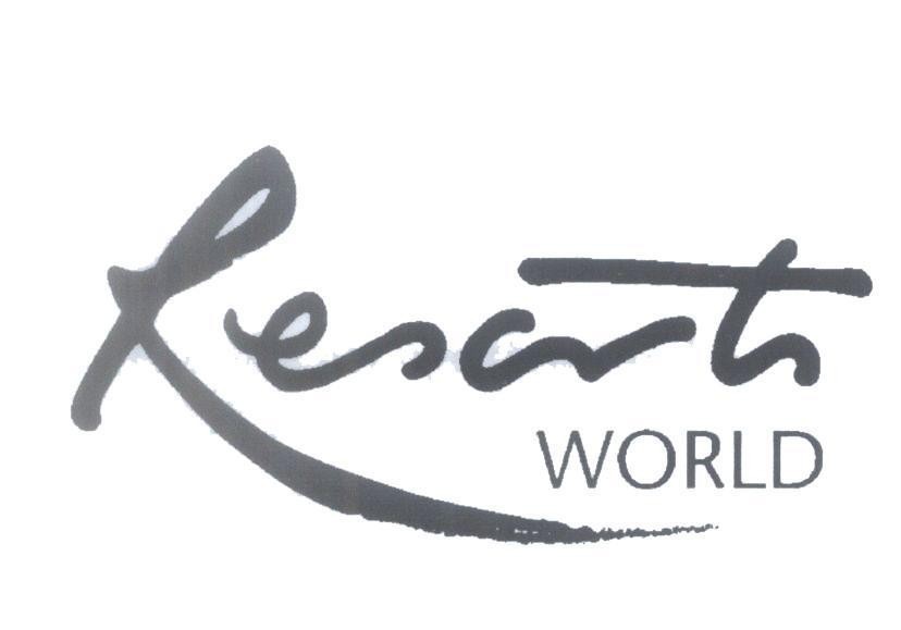 Mẫu nhãn hiệu Resorts WORLD