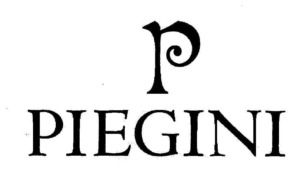 Mẫu nhãn hiệu P PIEGINI