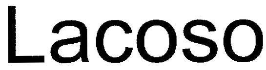 Mẫu nhãn hiệu Lacoso
