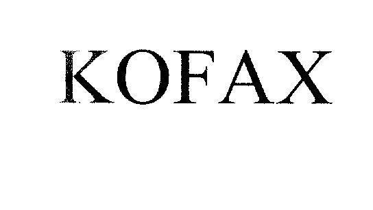 Mẫu nhãn hiệu KOFAX