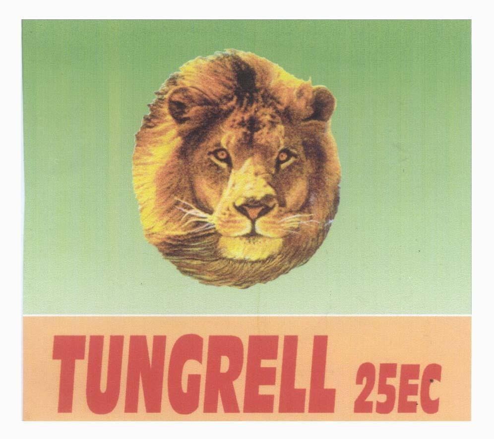 Mẫu nhãn hiệu TUNGRELL 25EC