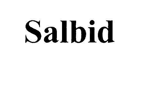 Mẫu nhãn hiệu Salbid